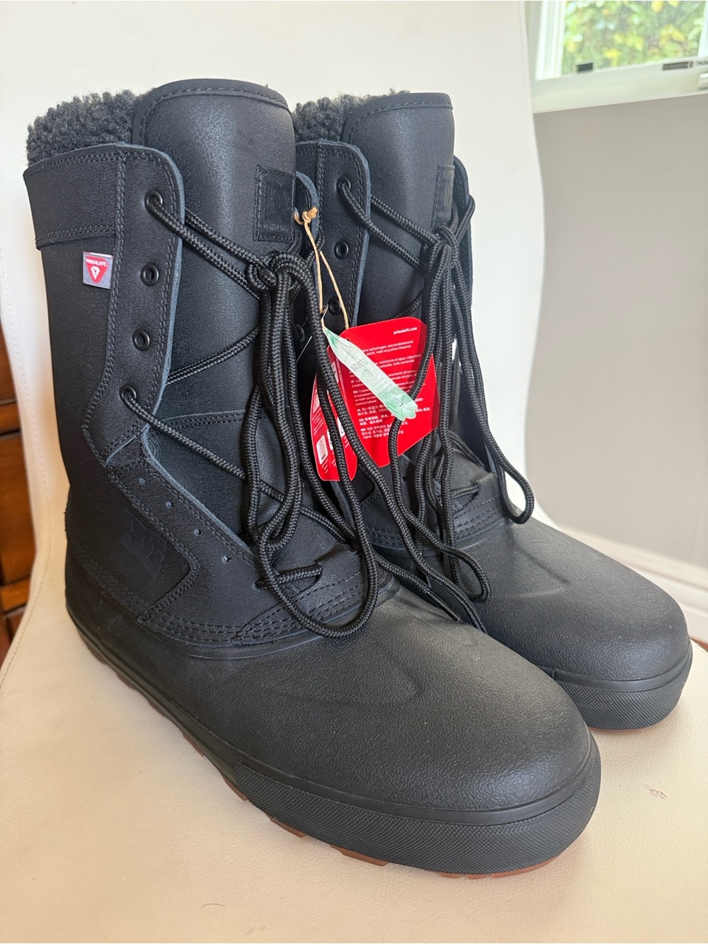 DC REACH INSULATED WATER RESISTANT BOOT mens Size 12